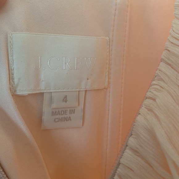 J Crew Blush Bridesmaid or Wedding Guest Dress. Size 4 - Picture 3 of 4